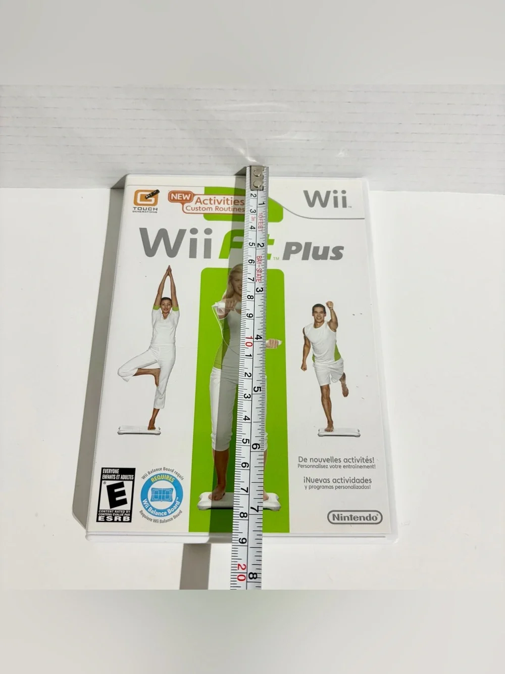 Wii Fit Plus Nintendo 2009 Exercise Video Game Case Manual Disc Complete